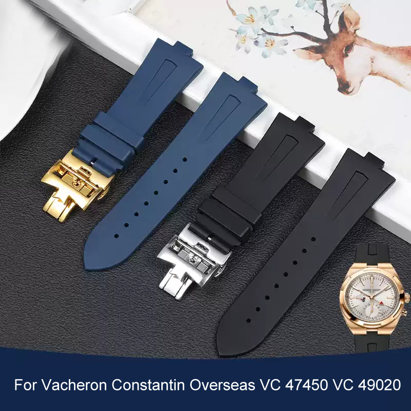 Luxury Watch Constantine - حزام ساعة من السيليكون المطاطي 25