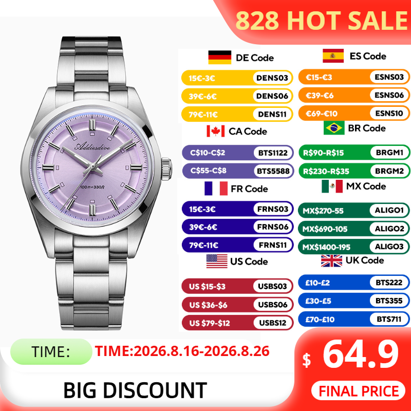 Luxury Watch All Brands - ساعة يد نسائية من ADDIESDIVE من