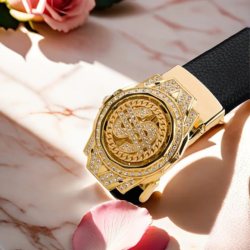 Luxury Watch China - جديد فاخر الذهبي ووتش مشبك براون