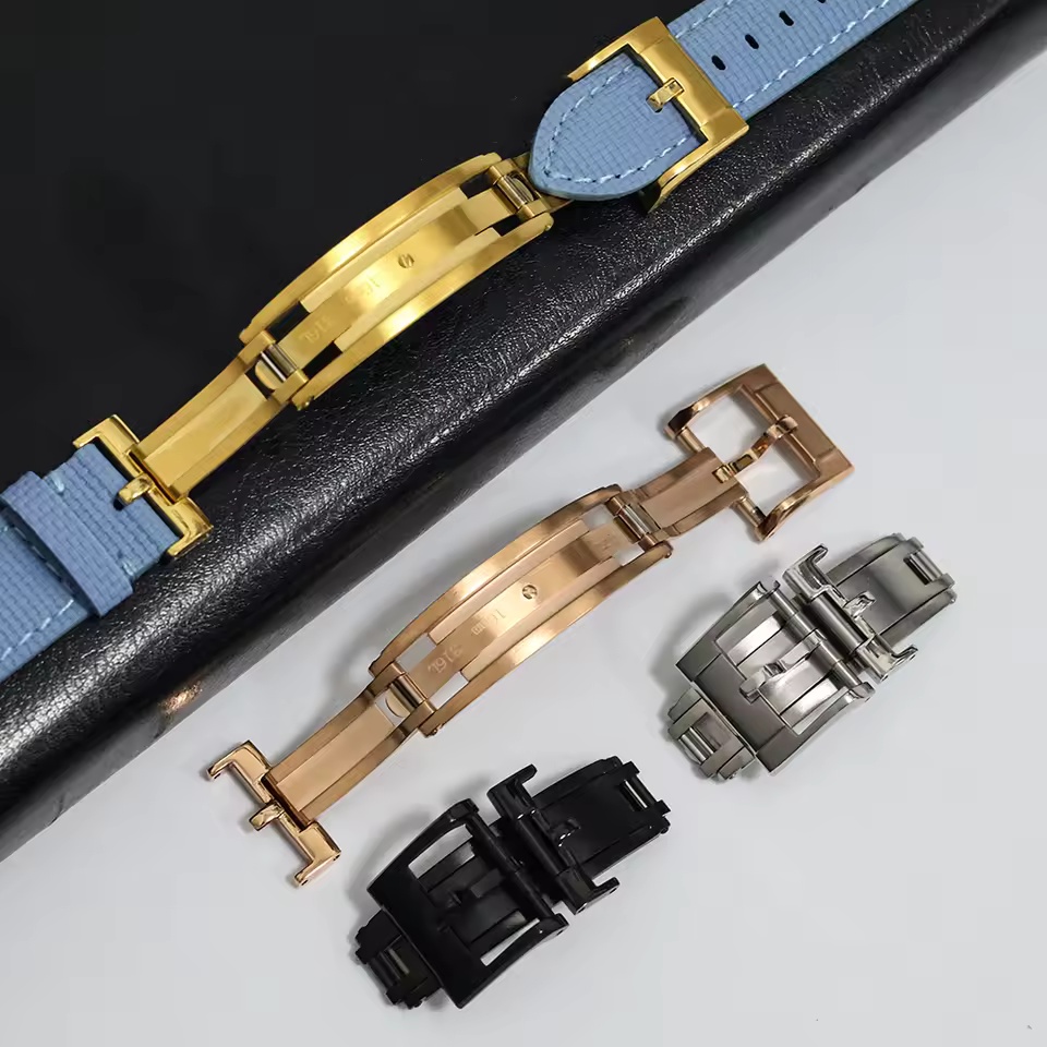 Luxury Watch Grade - مشبك زنبركي فاخر لساعات ديلوج 16
