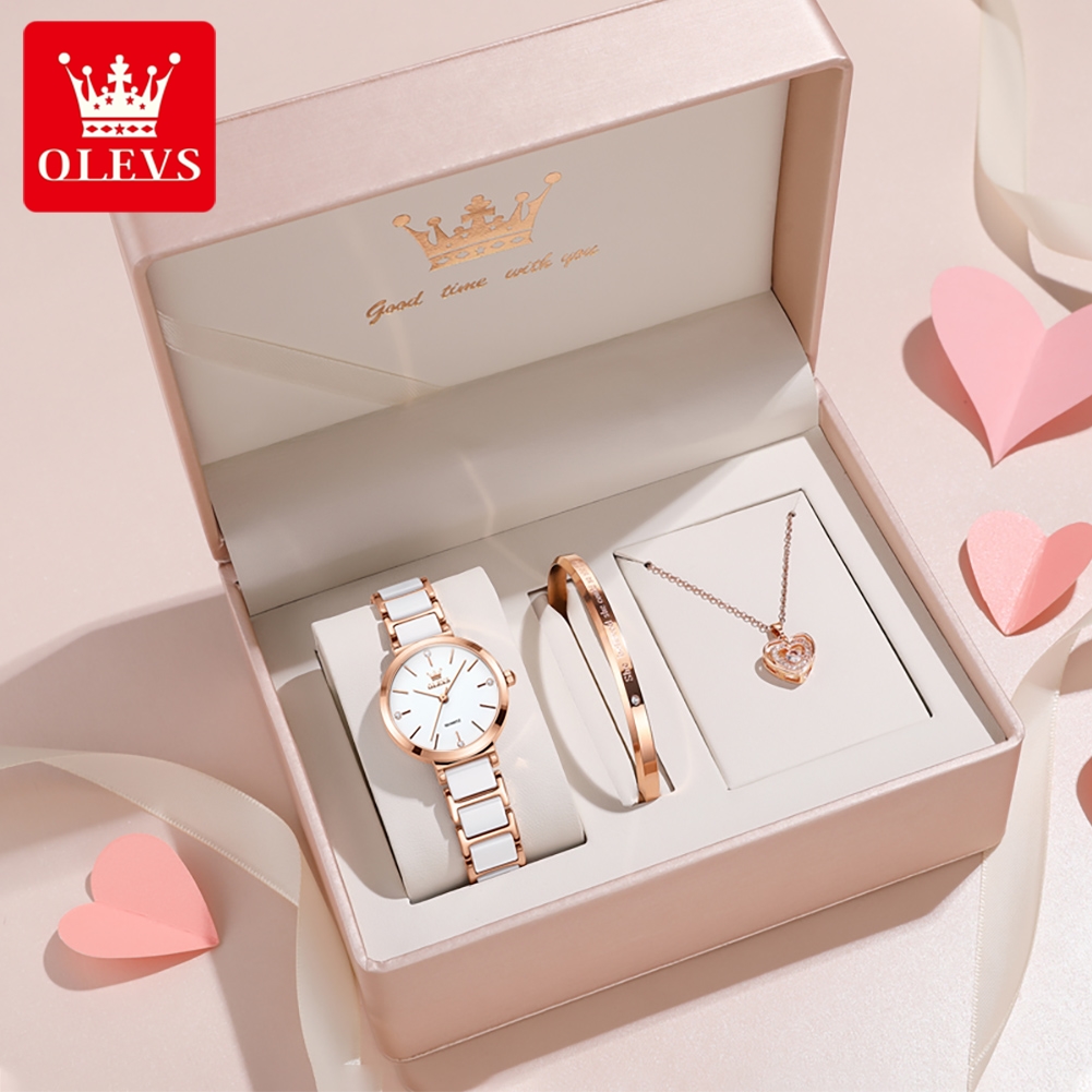 Luxury Watch Cheap - OLEVS ساعة نسائية 5877 ساعة كوارتز