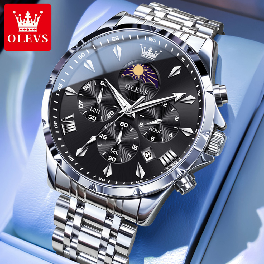 Luxury Watch Maker - ساعة رجالية من ماركة OLEVS 3653
