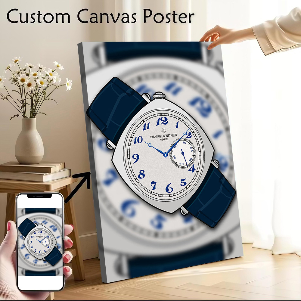 Luxury Watch Constantine - لوحة قماشية مطبوعة لساعة فاشيرون كونستانتين،