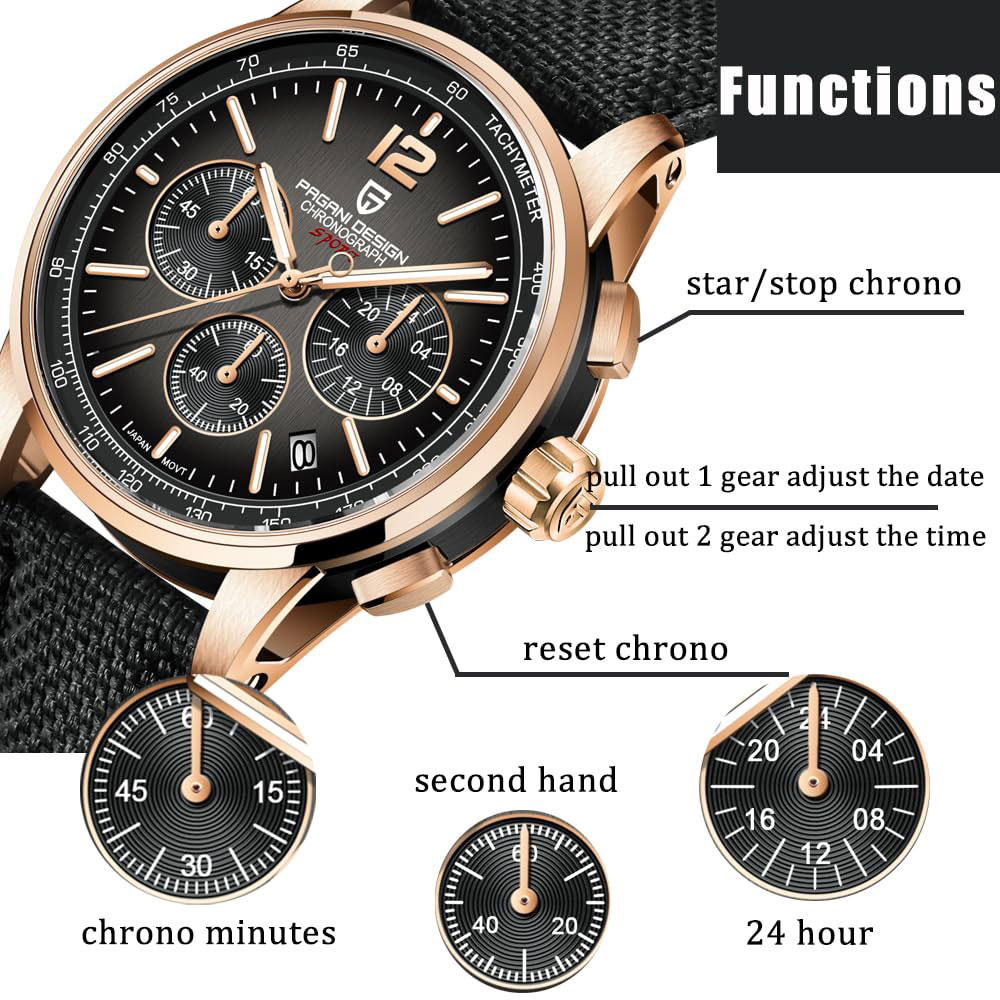 Luxury Watch Safe - PAGANI تصميم جديد ساعة رجالي 41