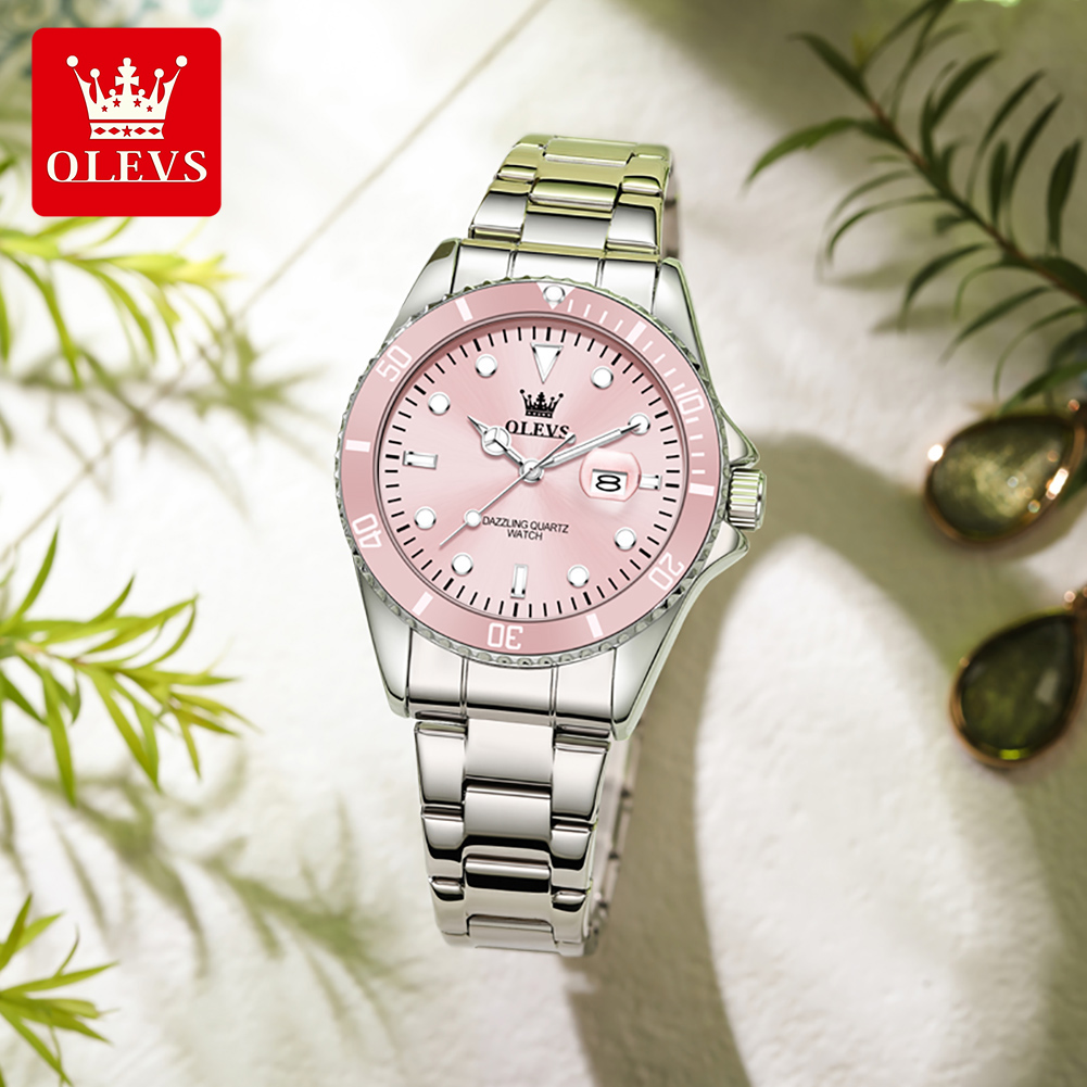 Luxury Watch Cheap - ساعات OLEVS الفاخرة للنساء كوارتز بحزام