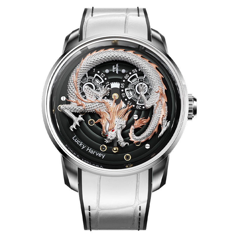 Luxury Watch China - ساعة لاكي هارفي الفاخرة بتصميم التنين