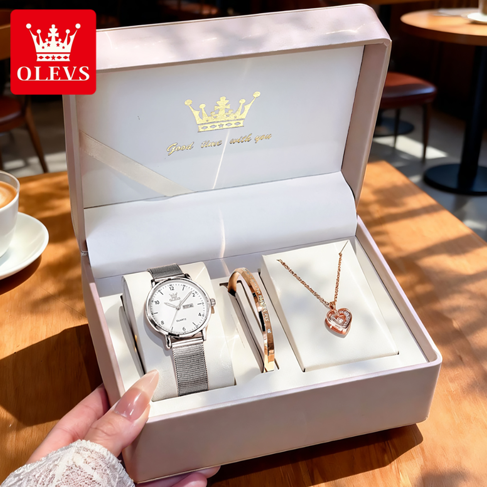 Luxury Watch Cheap - ساعات OLEVS 2996 النسائية الأصلية الأنيقة،