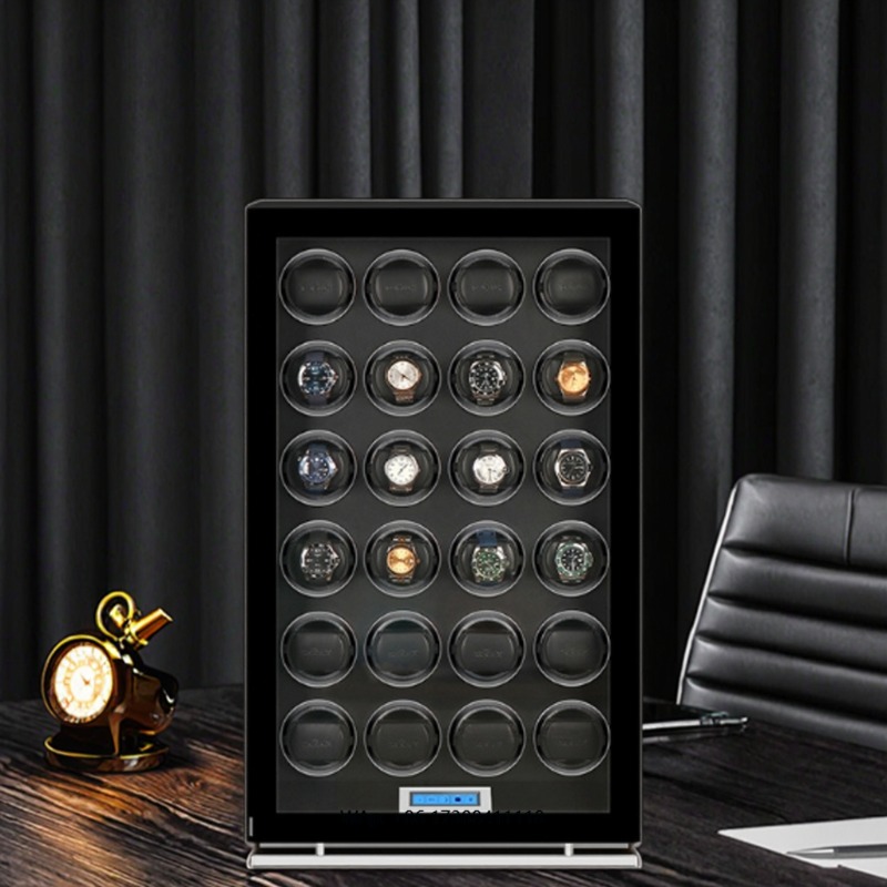 Luxury Watch Safe - صندوق تدوير ساعات أوتوماتيكي فاخر ومتين