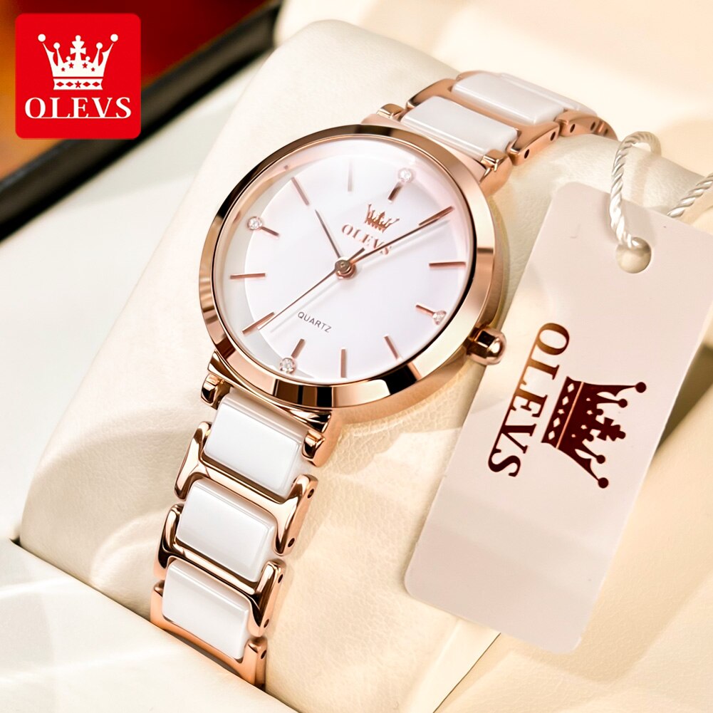 Luxury Watch Cheap - ساعات نسائية أنيقة OLEVS ساعة ذهبية