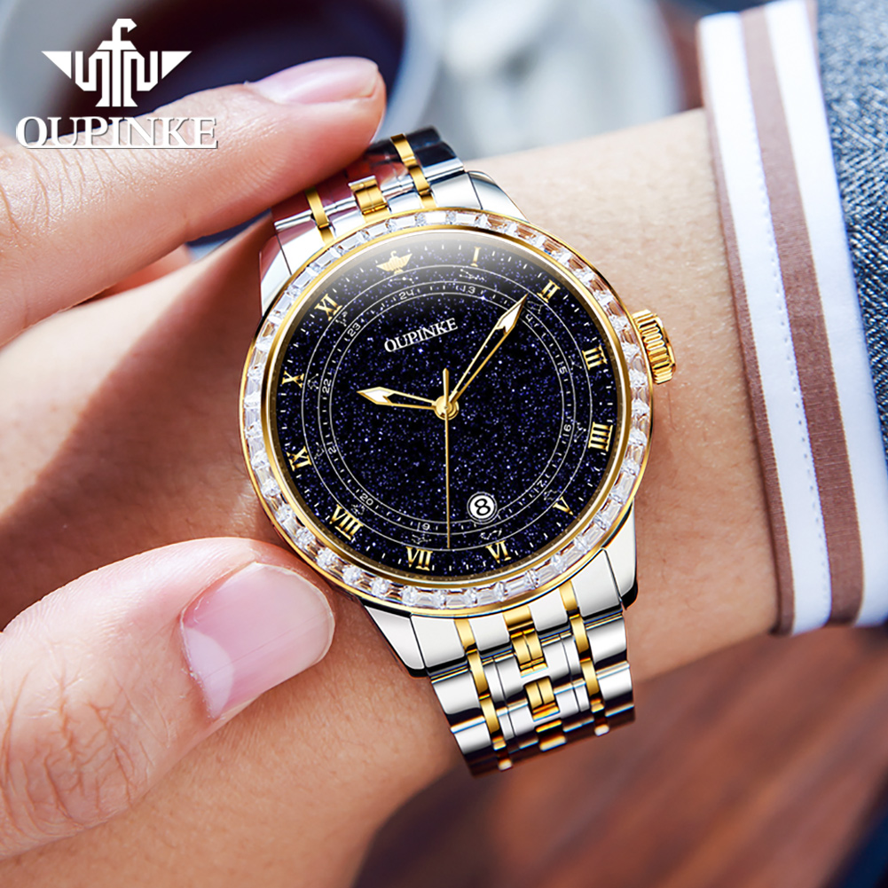 ساعة OUPINKE 3203 للرجال، ساعة - مراجعة Luxury Watch All Brands وسعره