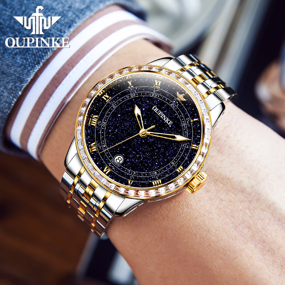 ساعة OUPINKE 3203 للرجال، ساعة - مراجعة Luxury Watch All Brands وسعره