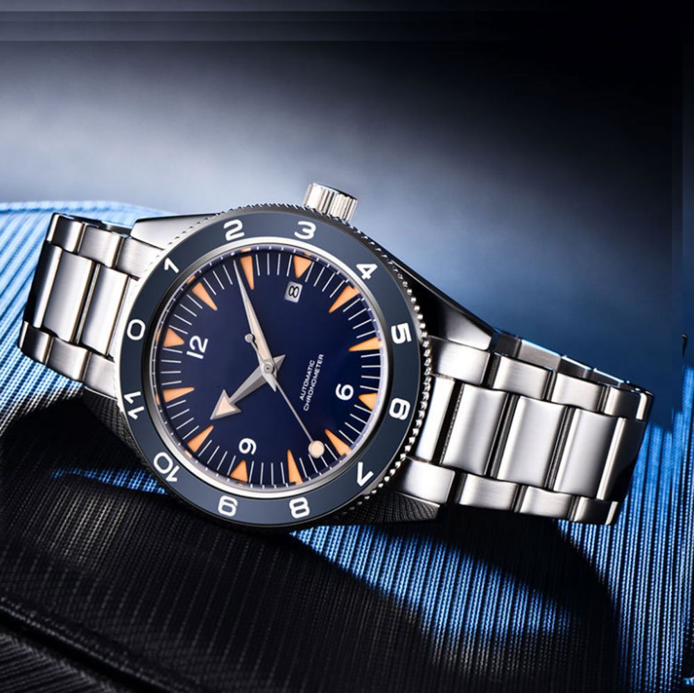 شعار مخصص NH35 ساعة يد تعمل با - مراجعة Luxury Watch Safe وسعره