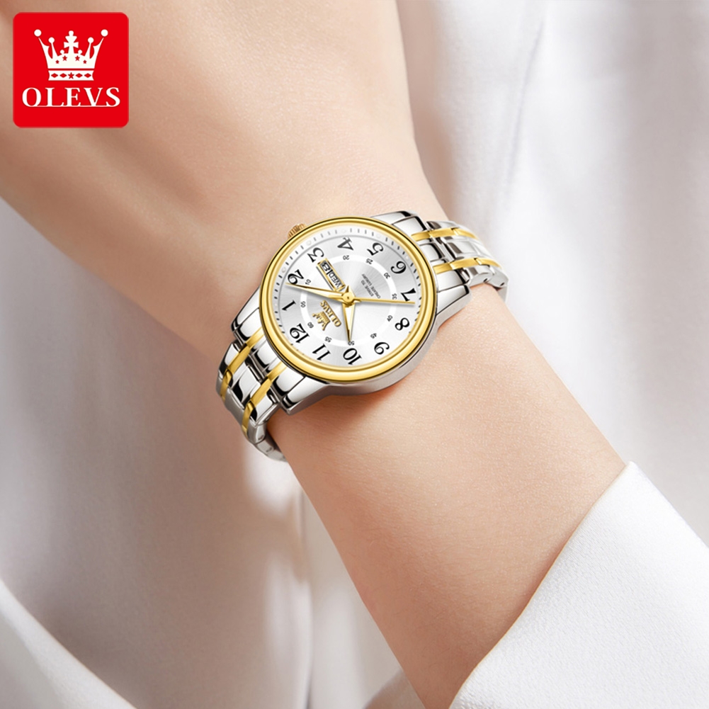 OLEVS 2891 العلامة التجارية ال - مراجعة Luxury Watch Cheap وسعره