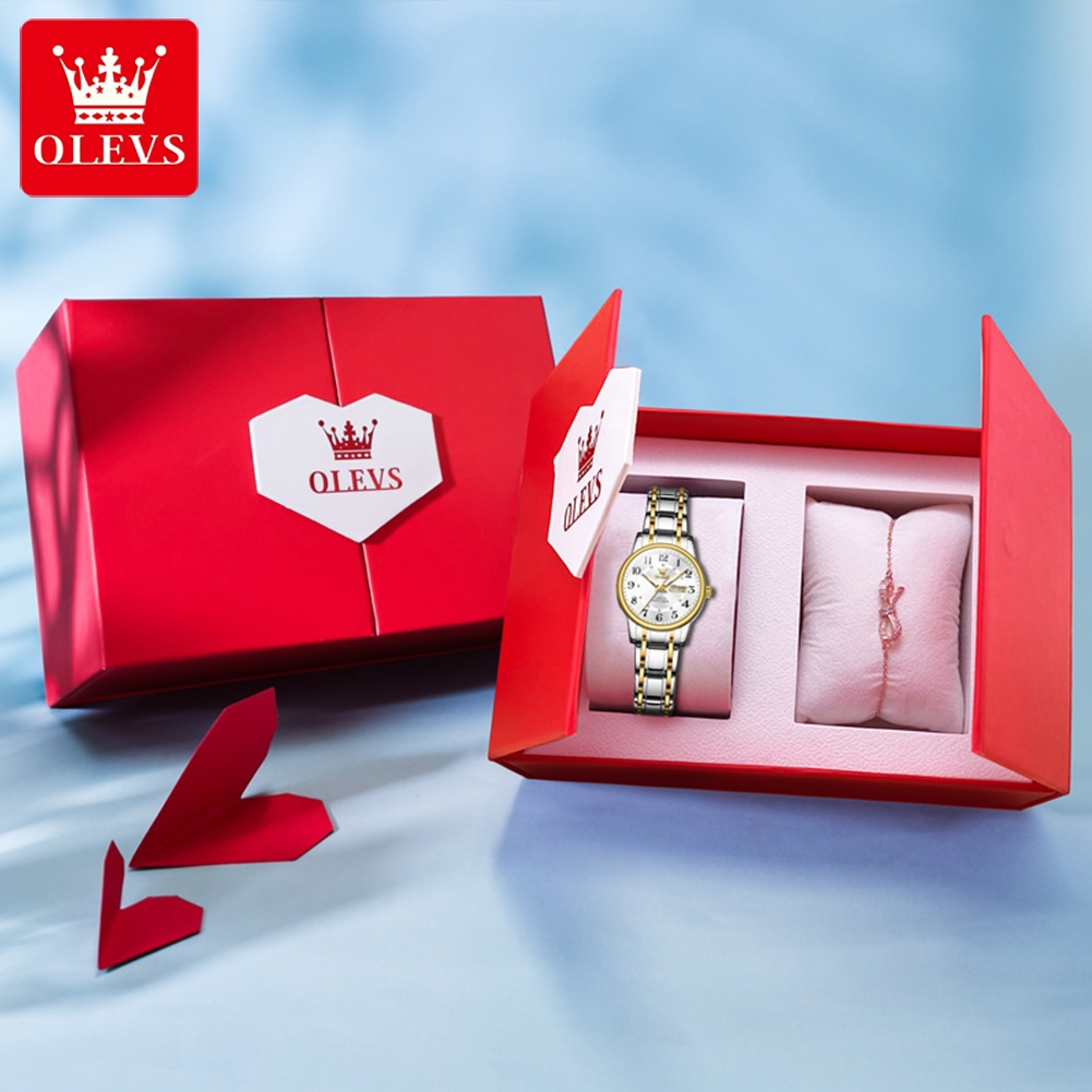 OLEVS 2891 العلامة التجارية ال - مراجعة Luxury Watch Cheap وسعره