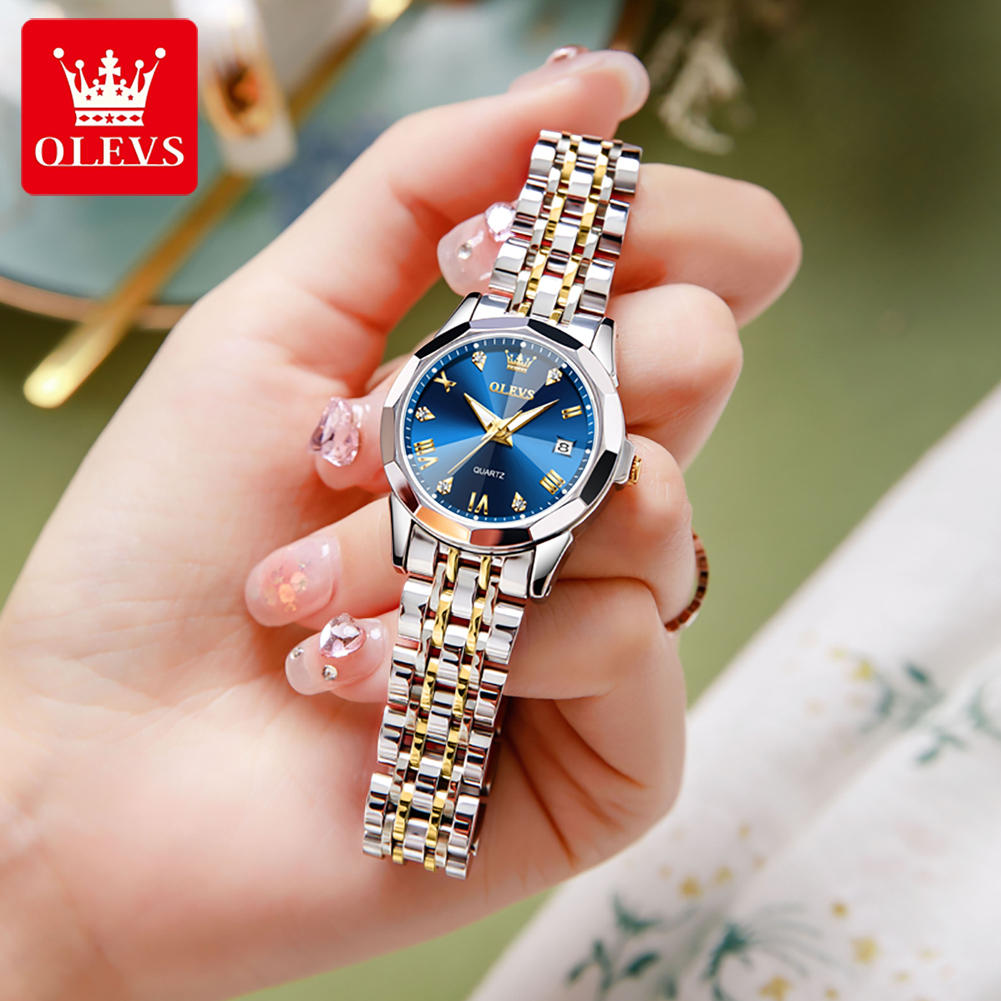 ساعة OLEVS 9931 أصلية للنساء ع - مراجعة Luxury Watch Cheap وسعره