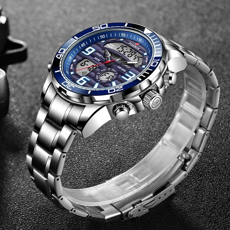 FOXBOX-ساعة كوارتز رقمية فاخرة - مراجعة Luxury Watch All Brands وسعره