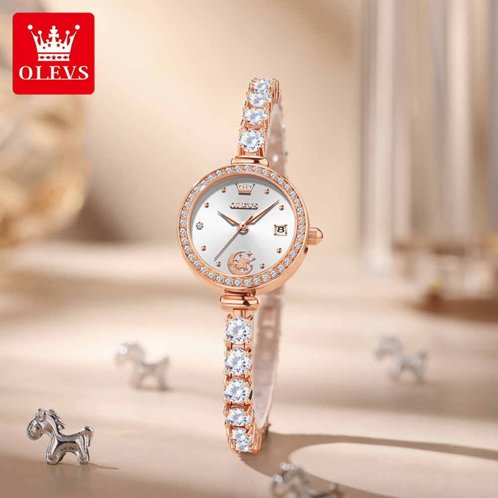 ساعة OLEVS 2998 أصلية للنساء م - مراجعة Luxury Watch Cheap وسعره