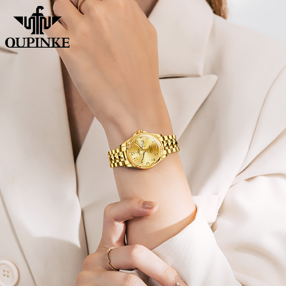 OUPINKE 3228 ساعة نسائية ماركة - مراجعة Luxury Watch All Brands وسعره