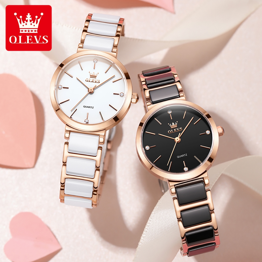 OLEVS ساعة نسائية 5877 ساعة كو - مراجعة Luxury Watch Cheap وسعره