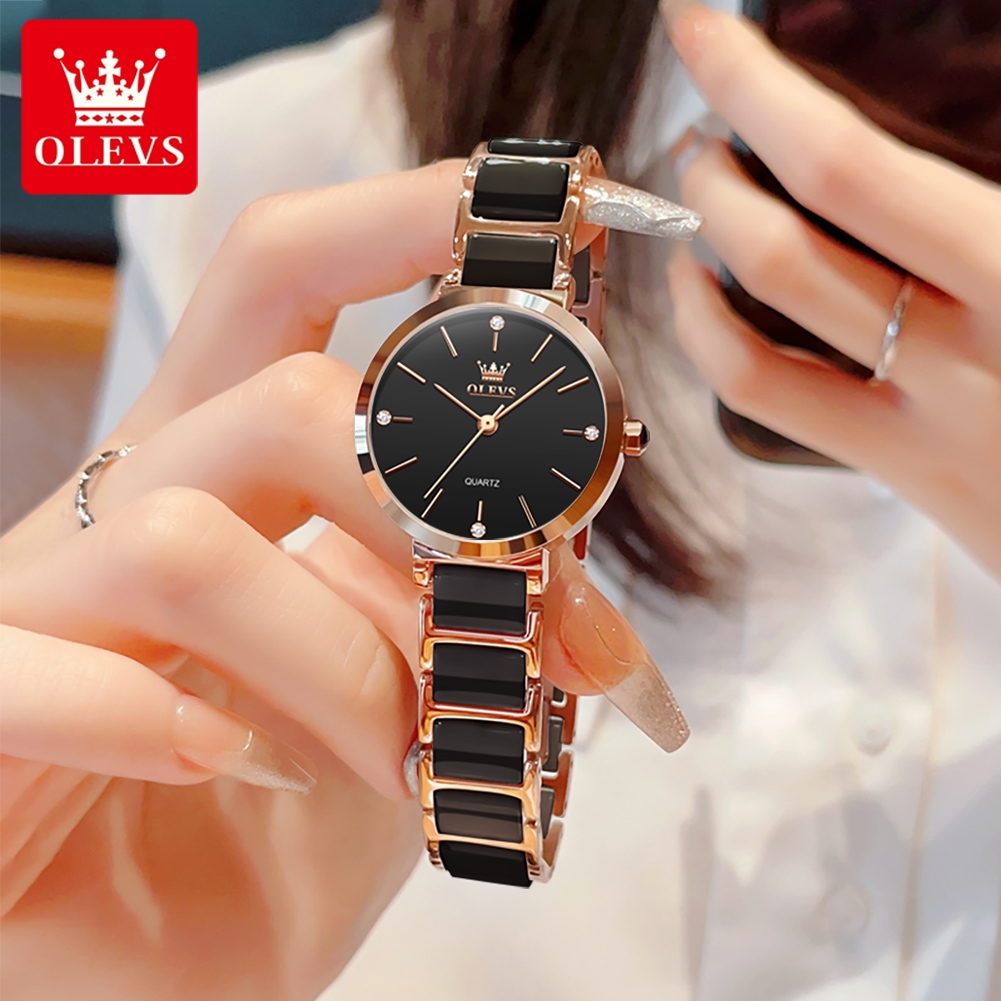 OLEVS ساعة نسائية 5877 ساعة كو - مراجعة Luxury Watch Cheap وسعره