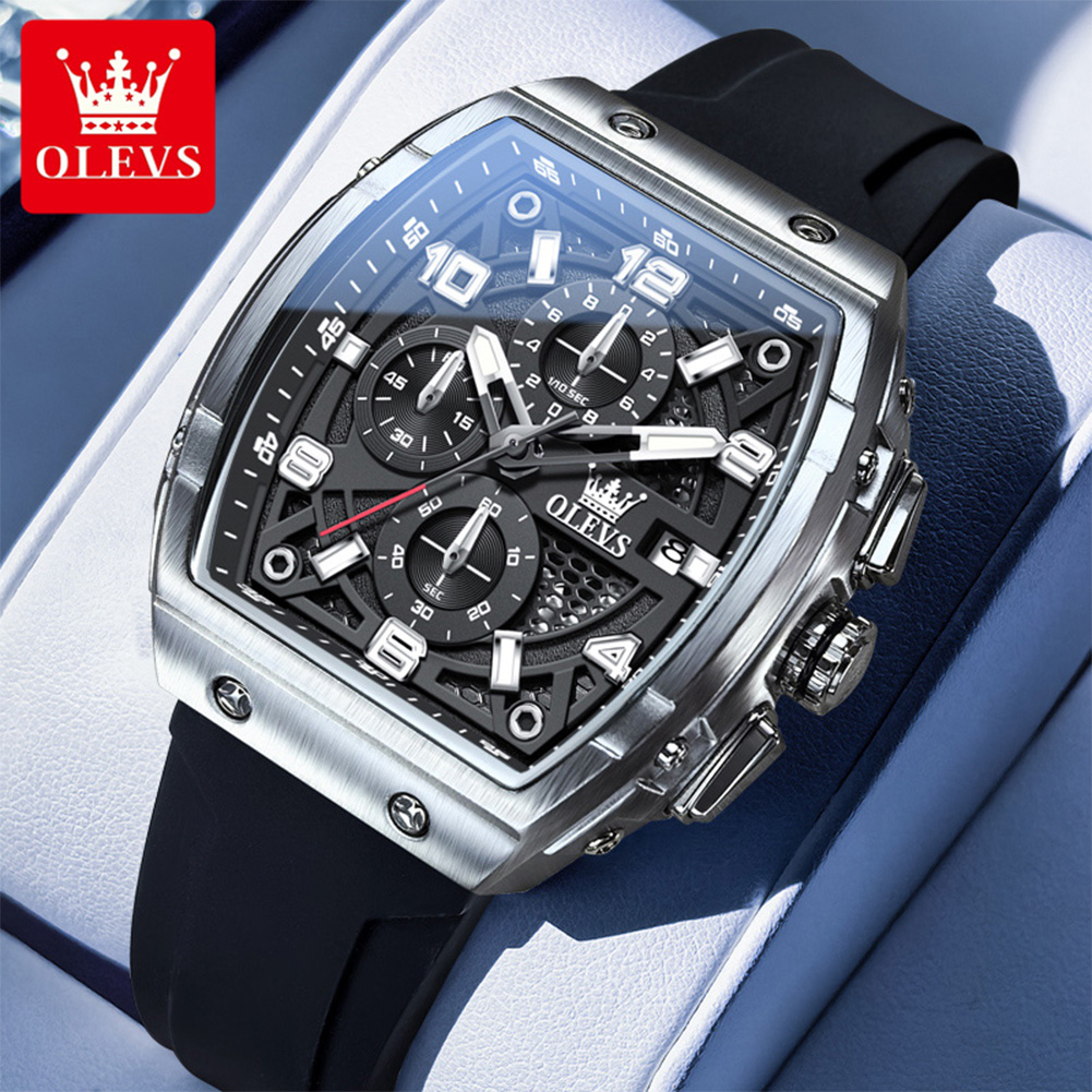 OLEVS ساعات رجالية 2976 موضة ف - مراجعة Luxury Watch Maker وسعره