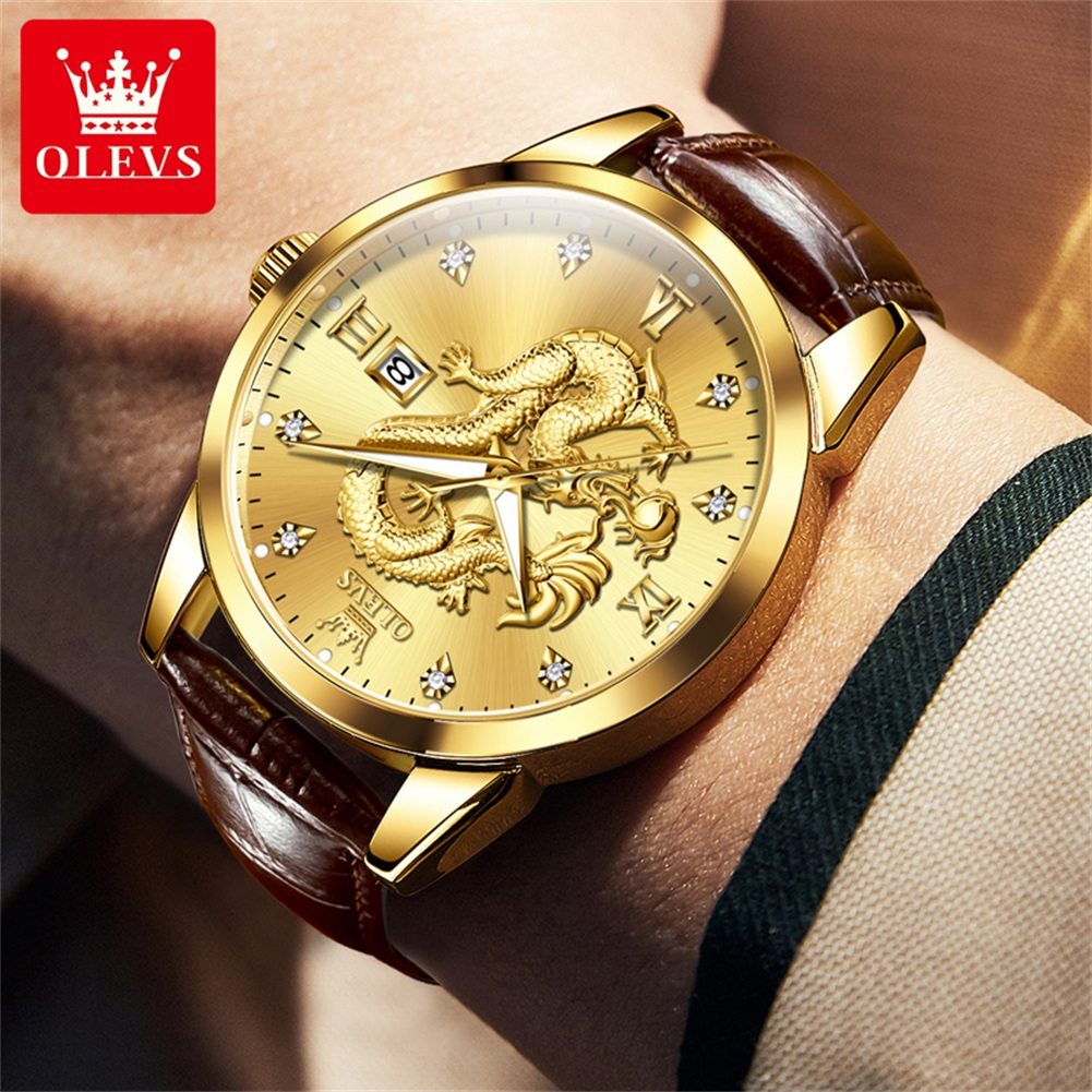 ساعة OLEVS الفاخرة للرجال، ساع - مراجعة Luxury Watch China وسعره