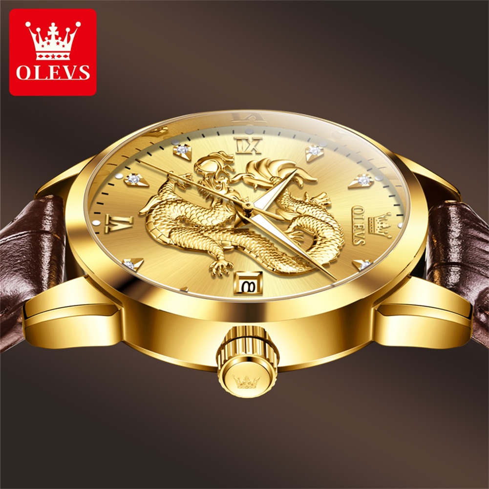 ساعة OLEVS الفاخرة للرجال، ساع - مراجعة Luxury Watch China وسعره