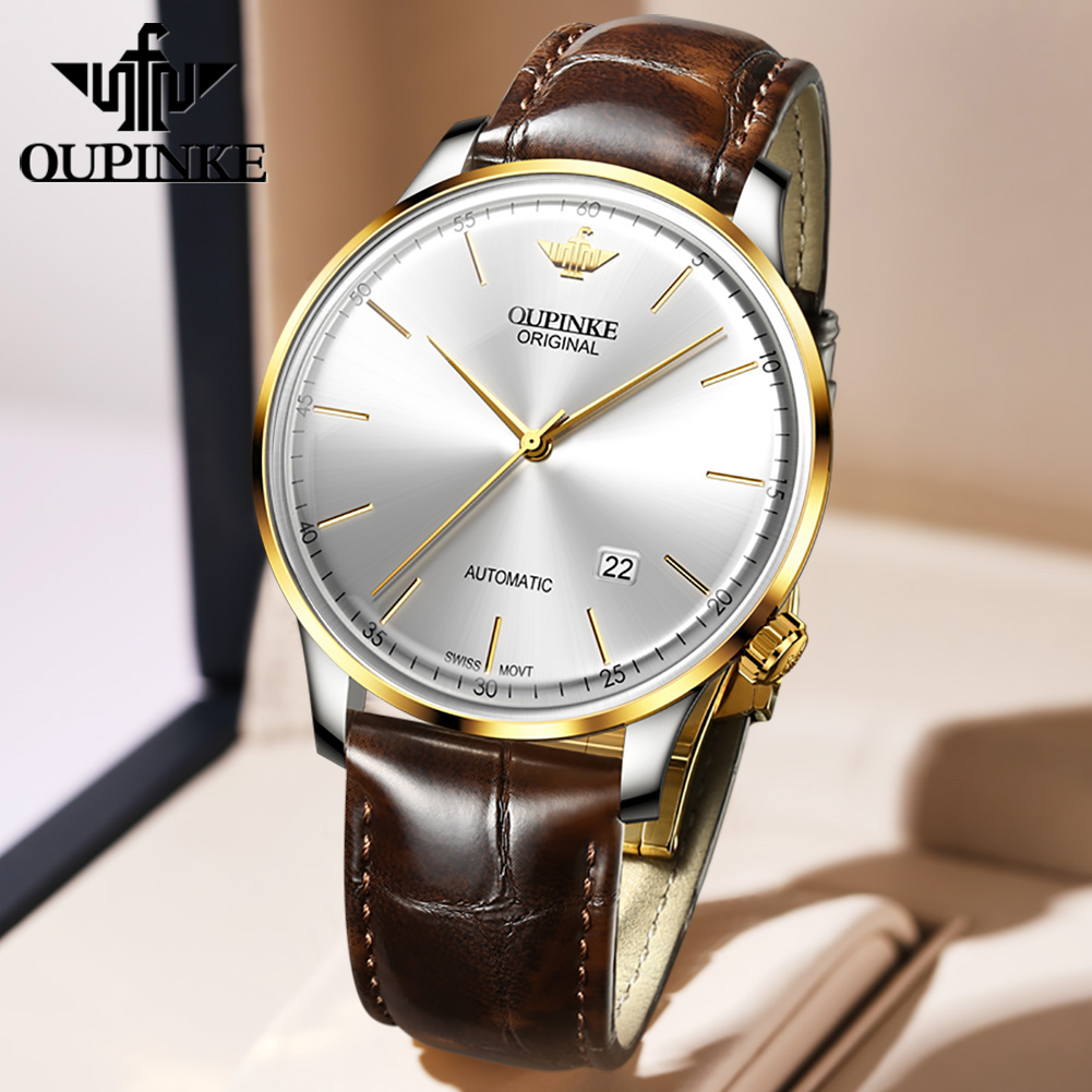 OUPINKE 3269 ساعة رجالية فاخرة - مراجعة Luxury Watch All Brands وسعره