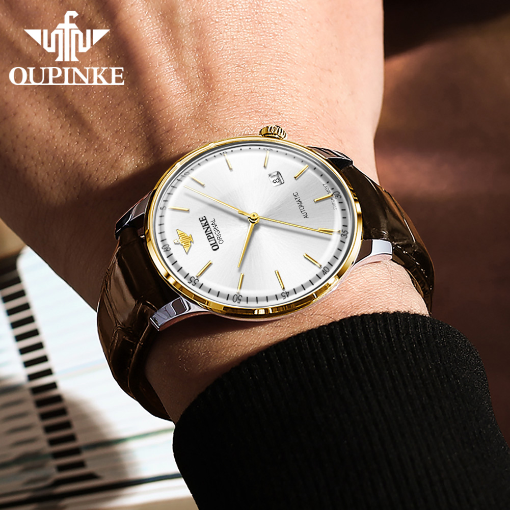 OUPINKE 3269 ساعة رجالية فاخرة - مراجعة Luxury Watch All Brands وسعره