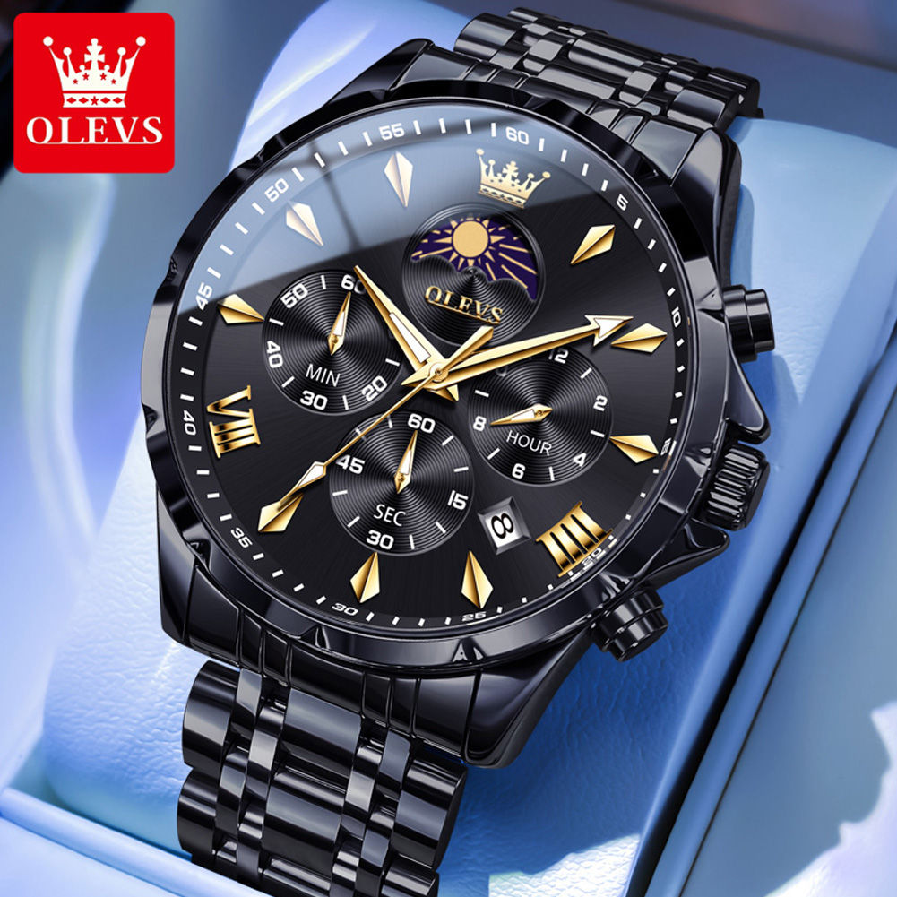 ساعة رجالية من ماركة OLEVS 365 - مراجعة Luxury Watch Maker وسعره