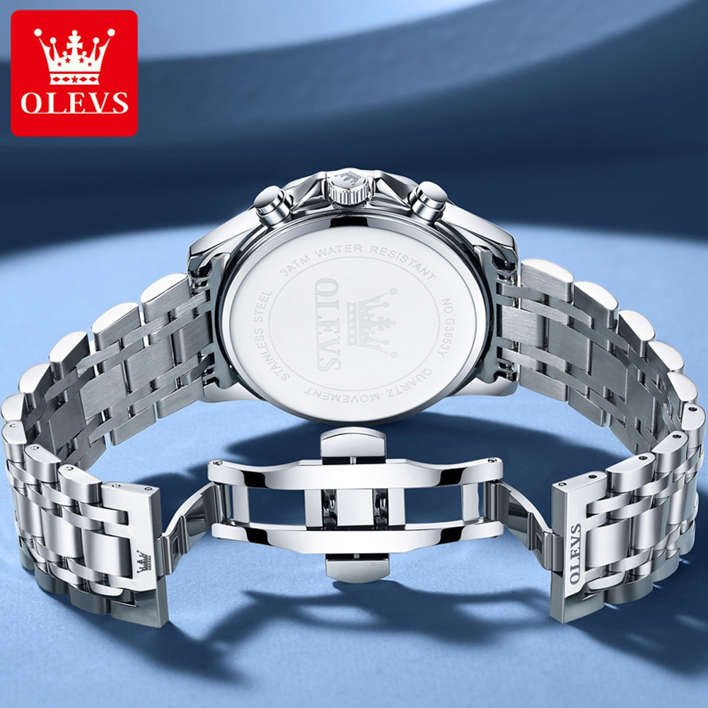 ساعة رجالية من ماركة OLEVS 365 - مراجعة Luxury Watch Maker وسعره