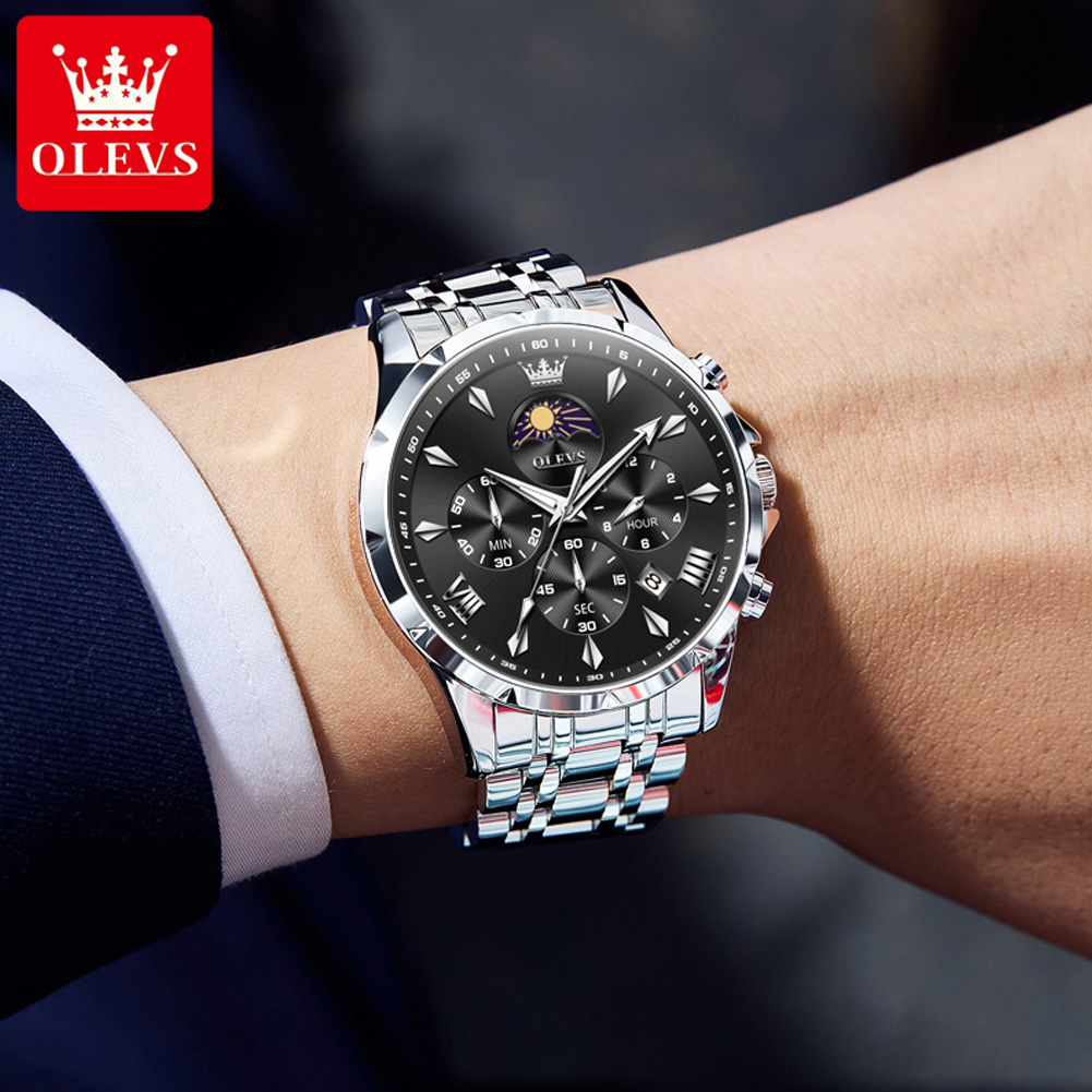 ساعة رجالية من ماركة OLEVS 365 - مراجعة Luxury Watch Maker وسعره
