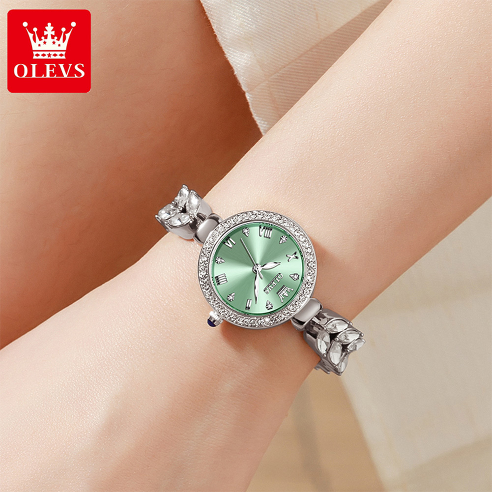 ساعة ماركة OLEVS للسيدات ساعة  - مراجعة Luxury Watch Cheap وسعره
