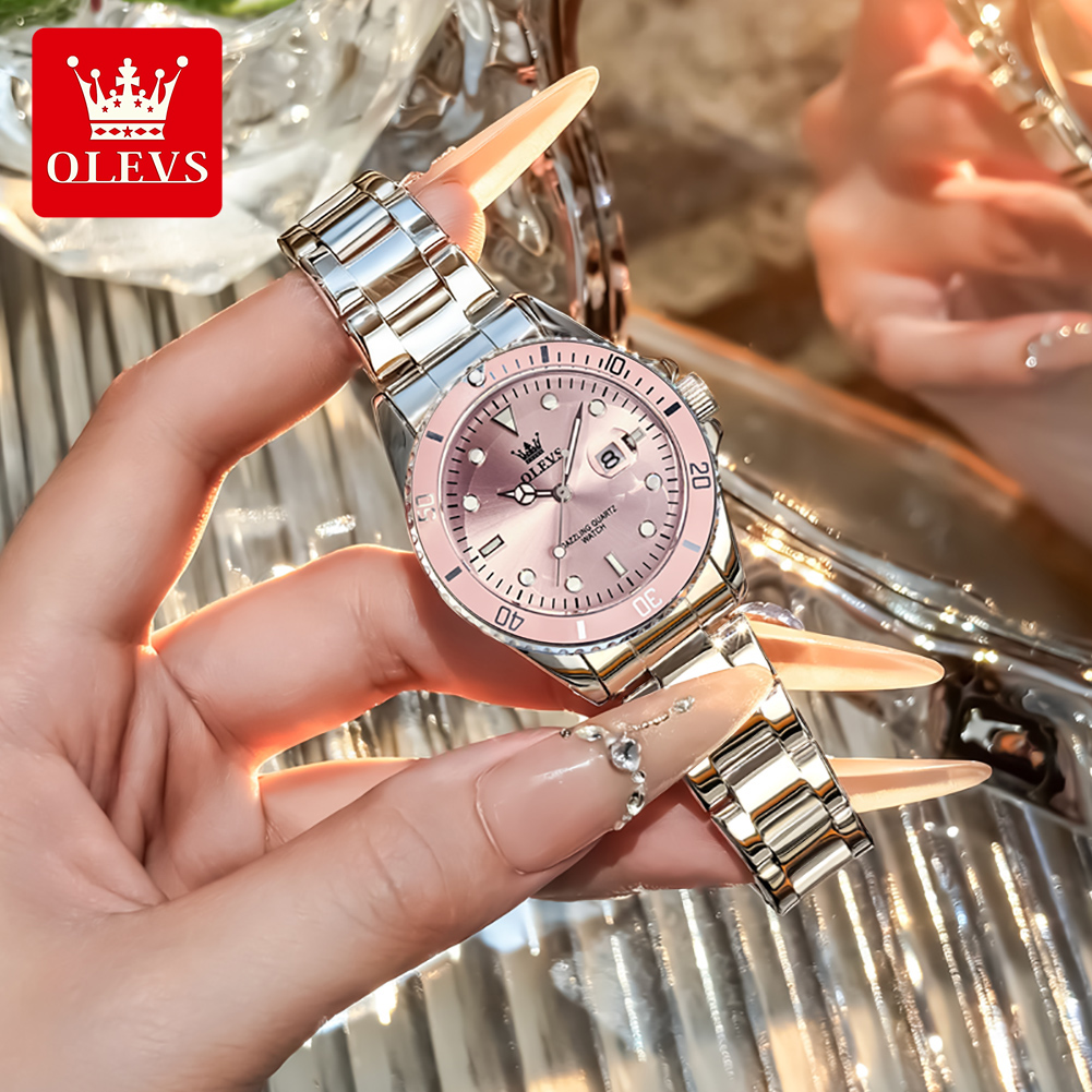 ساعات OLEVS الفاخرة للنساء كوا - مراجعة Luxury Watch Cheap وسعره