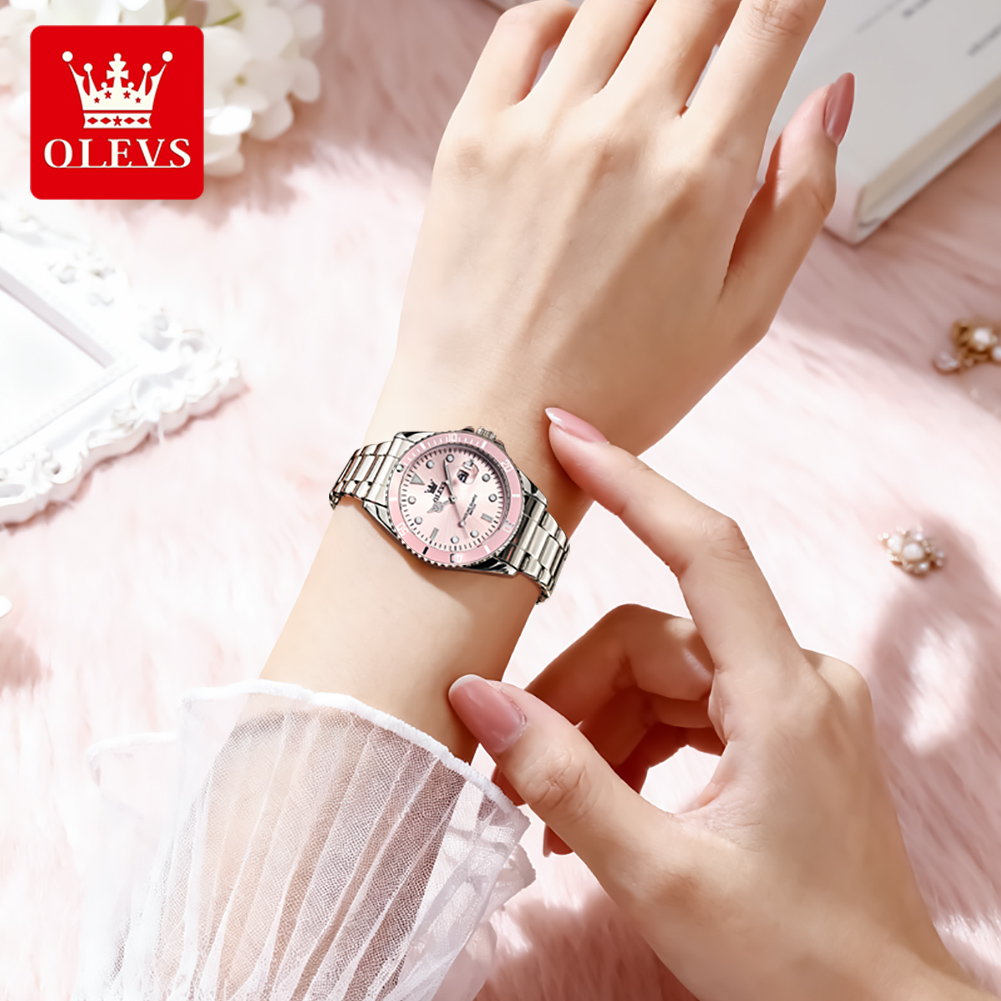 ساعات OLEVS الفاخرة للنساء كوا - مراجعة Luxury Watch Cheap وسعره