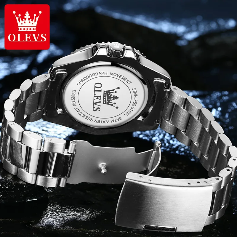 OLEVS ساعة كوارتز أصلية للرجال - مراجعة Luxury Watch Maker وسعره