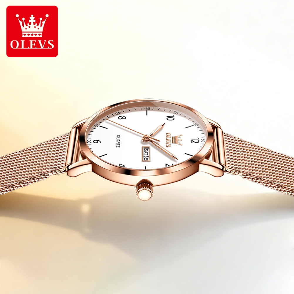 ساعات OLEVS 2996 النسائية الأص - مراجعة Luxury Watch Cheap وسعره