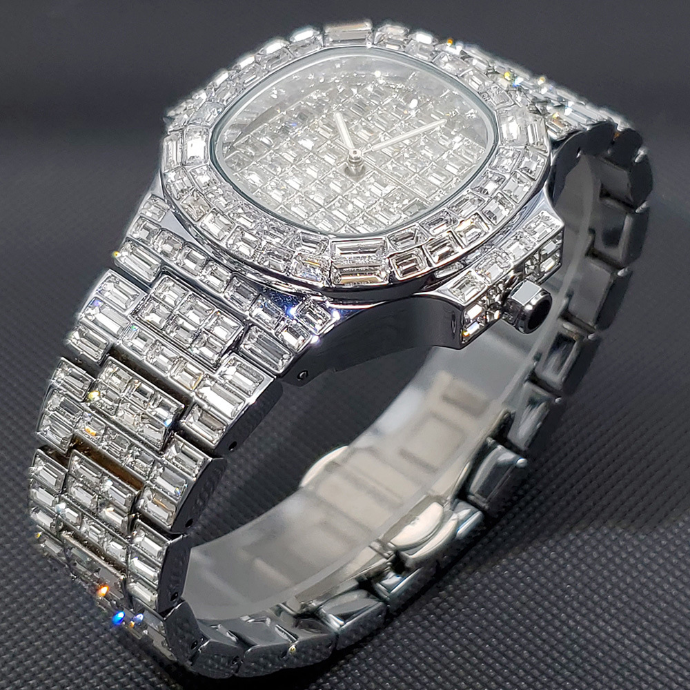 ساعة يد فاخرة مرصعة بالكامل با - مراجعة Luxury Watch Grade وسعره