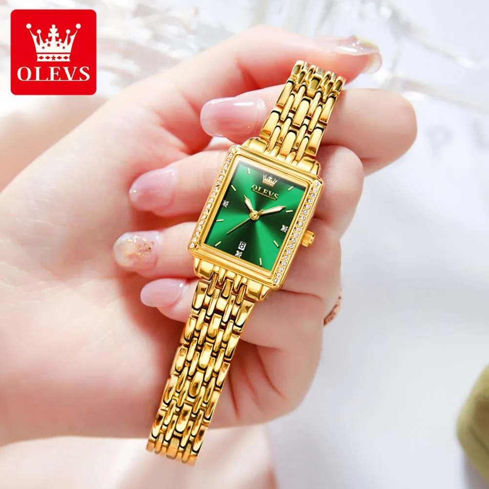 OLEVS 9995 ساعات يد كوارتز أني - مراجعة Luxury Watch Cheap وسعره