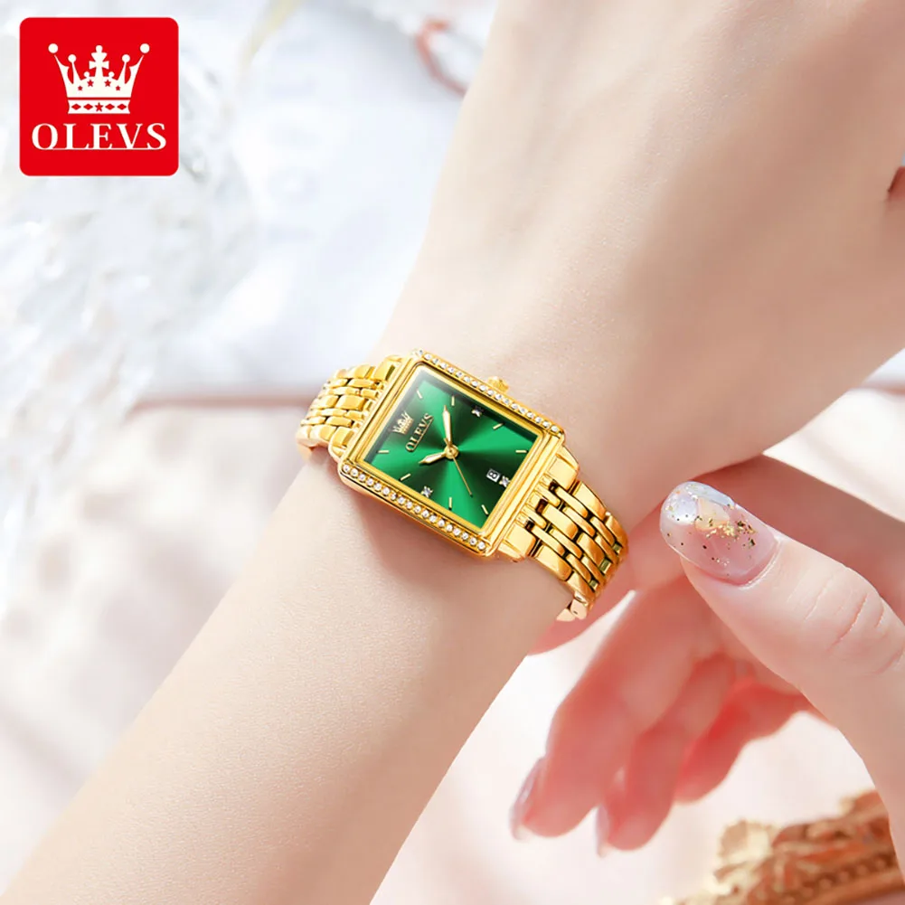 OLEVS 9995 ساعات يد كوارتز أني - مراجعة Luxury Watch Cheap وسعره