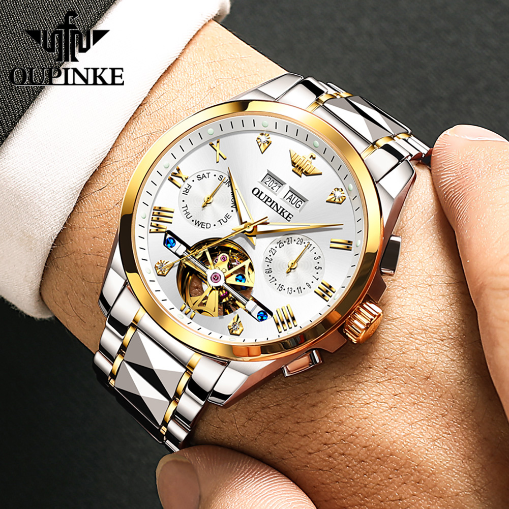 OUPINKE 3186 ساعة رجالية جميع  - مراجعة Luxury Watch All Brands وسعره