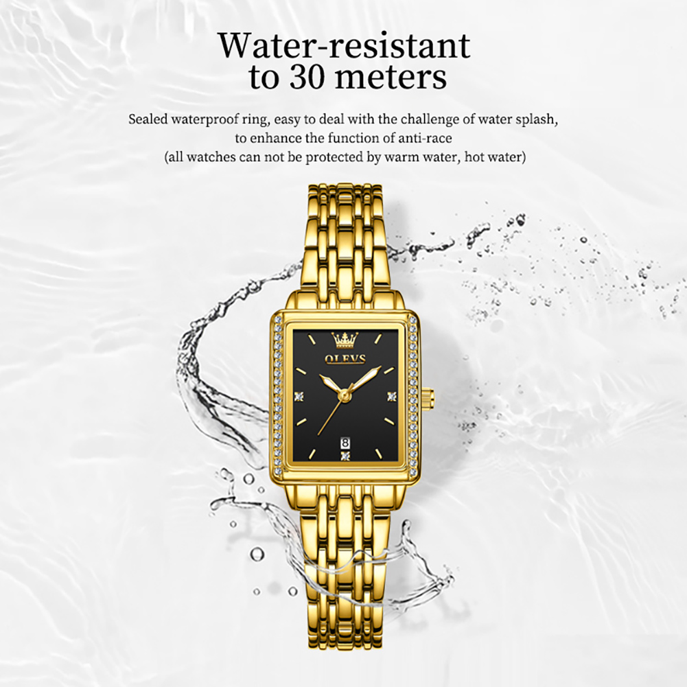 ساعة OLEVS 9995 للنساء، ساعة ف - مراجعة Luxury Watch Deals وسعره
