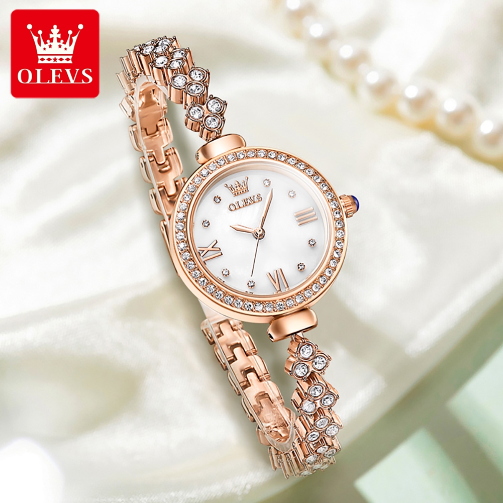 OLEVS 9903 ساعات نسائية موضة أ - مراجعة Luxury Watch Cheap وسعره