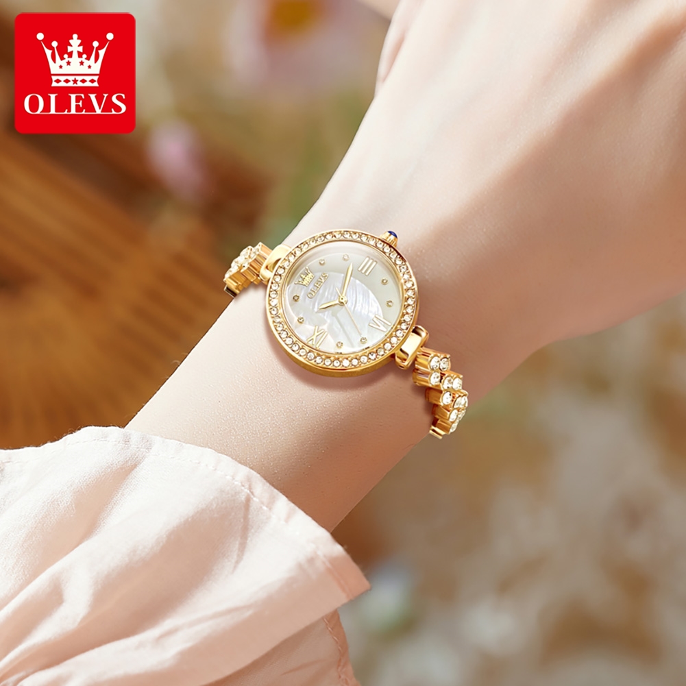 OLEVS 9903 ساعات نسائية موضة أ - مراجعة Luxury Watch Cheap وسعره