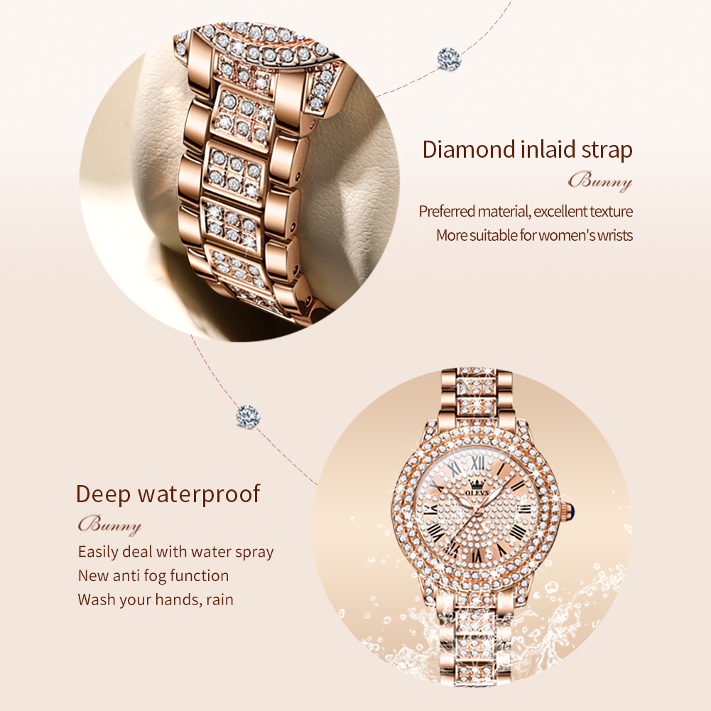 ساعة OLEVS 9943 كوارتز أصلية ف - مراجعة Luxury Watch Deals وسعره