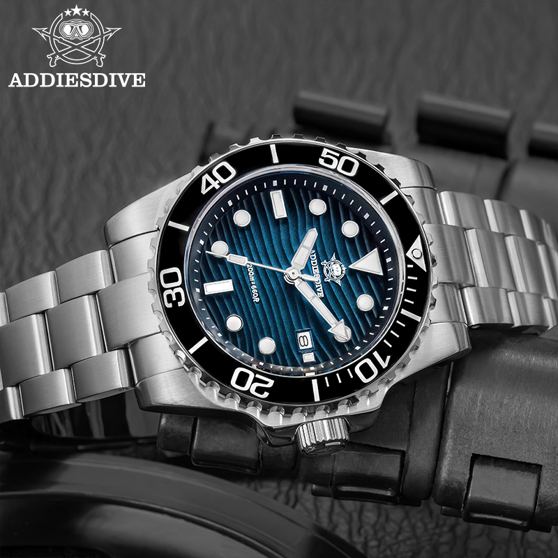 Addiesdive ساعة كوارتز رجالية  - مراجعة Luxury Watch Safe وسعره